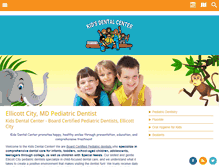 Tablet Screenshot of kidsdentalcenterllc.com